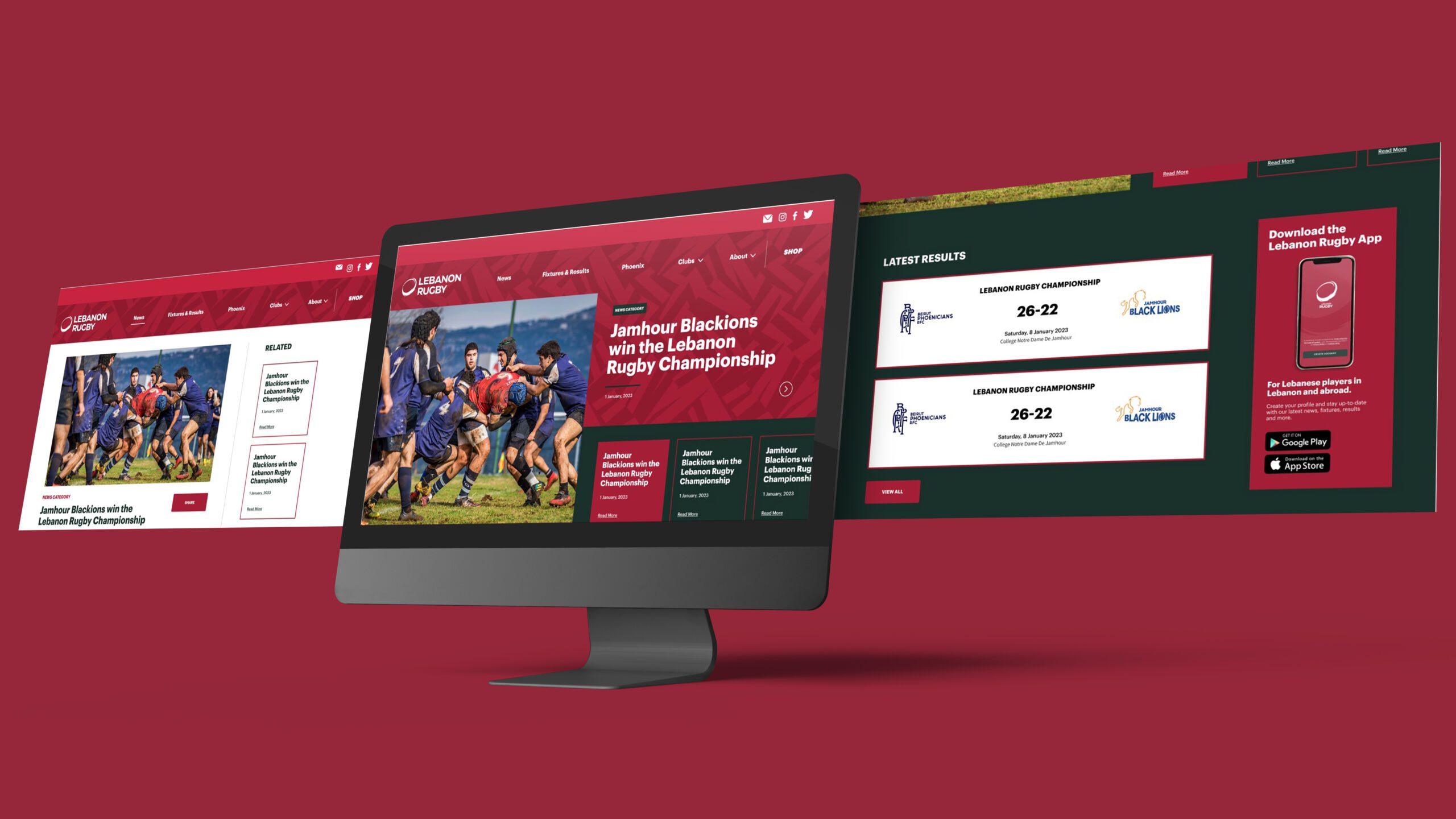 Lebanon Rugby, frame 2 of 3, delivered by AVMDEVS