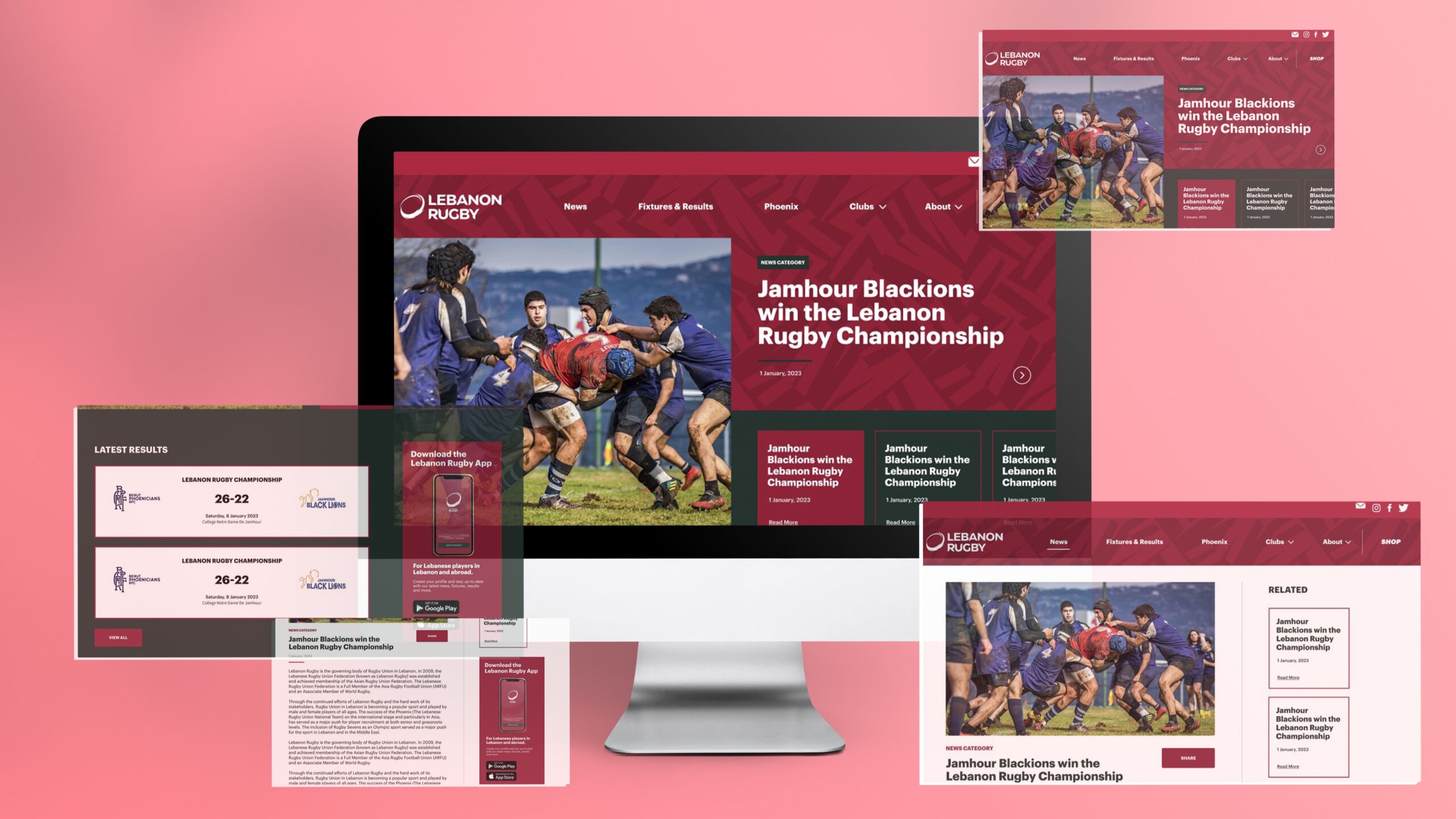 Lebanon Rugby, frame 3 of 3, delivered by AVMDEVS