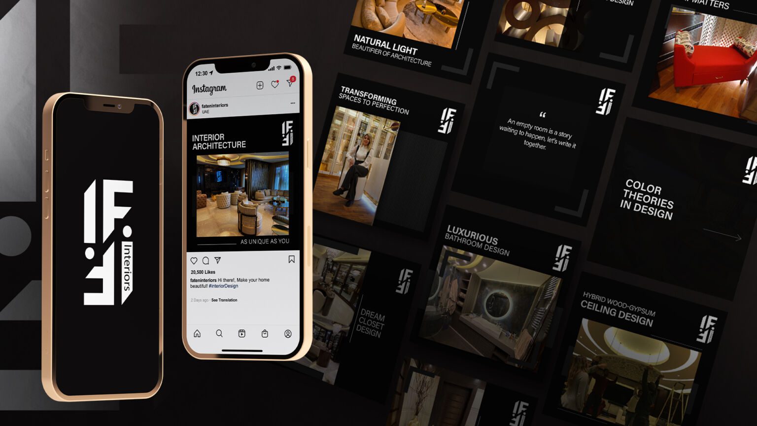 Faten Itani Interiors Social Media & Paid Ads, frame 2 of 3, delivered by AVMDEVS