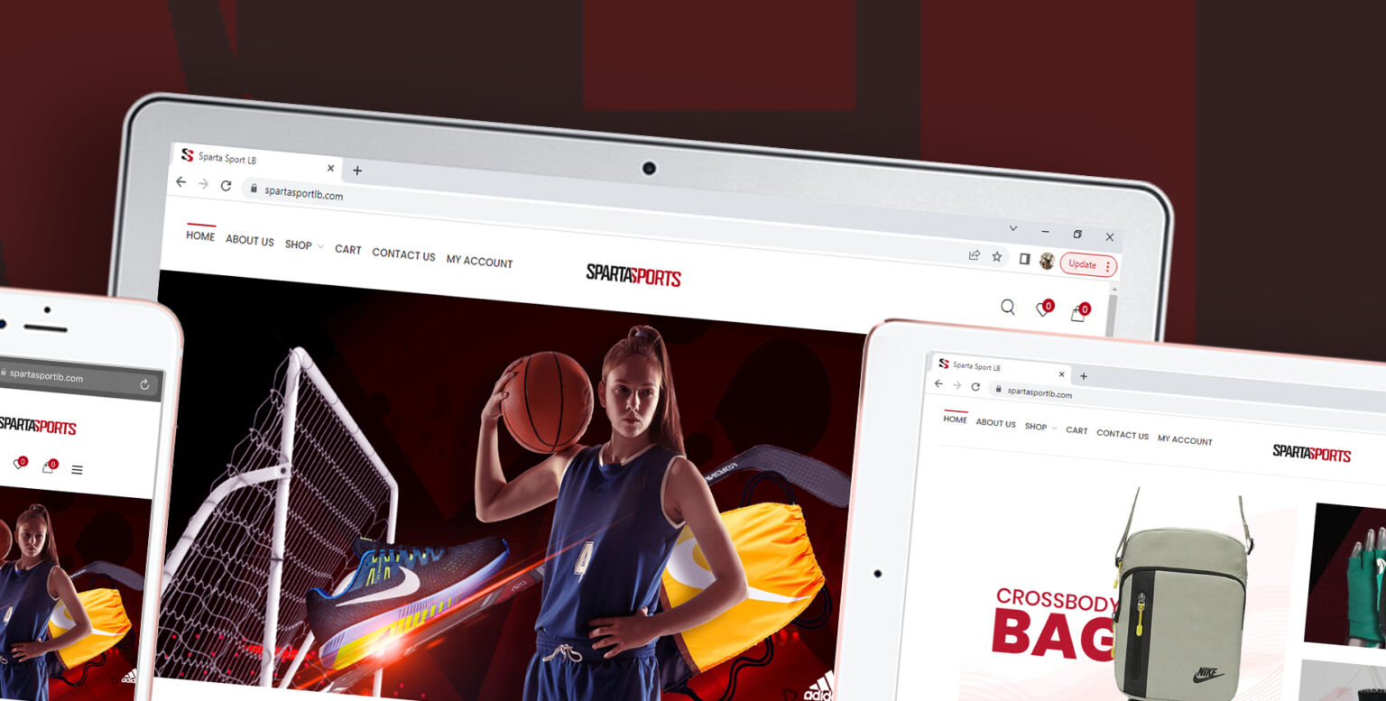 Sparta Sports, frame 2 of 2, delivered by AVMDEVS
