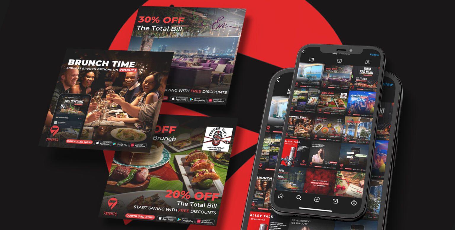 7NIGHTS Social Media Marketing and App Promotion Campaigns, frame 2 of 3, delivered by AVMDEVS
