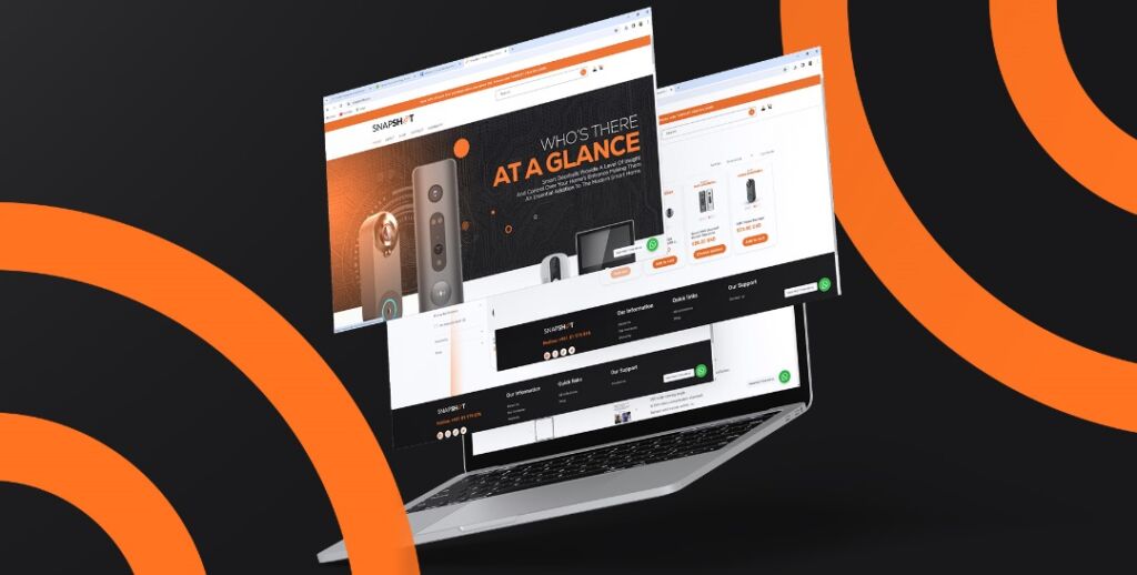 Snapshot Smart Home E-commerce Website, frame 1 of 8, delivered by AVMDEVS