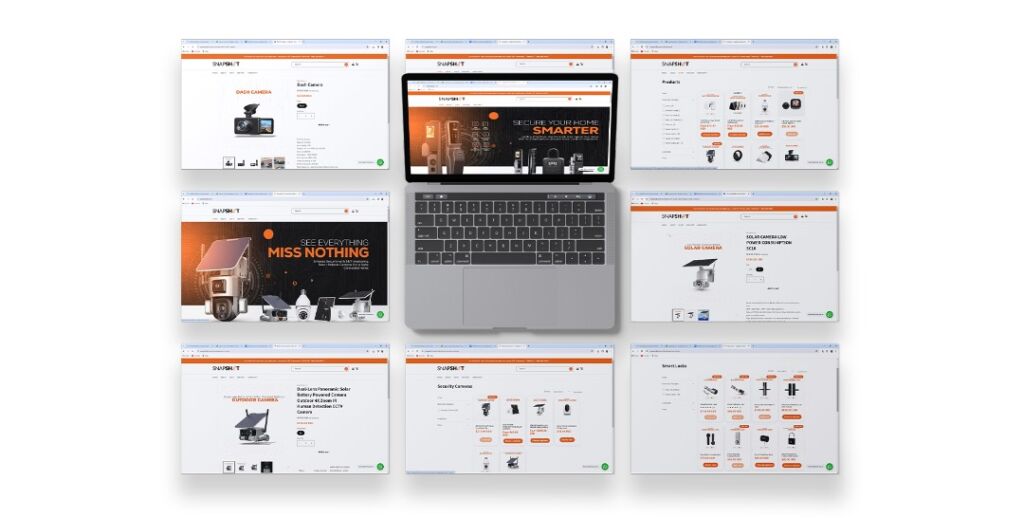 Snapshot Smart Home E-commerce Website, frame 3 of 8, delivered by AVMDEVS
