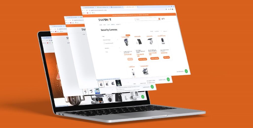 Snapshot Smart Home E-commerce Website, frame 6 of 8, delivered by AVMDEVS