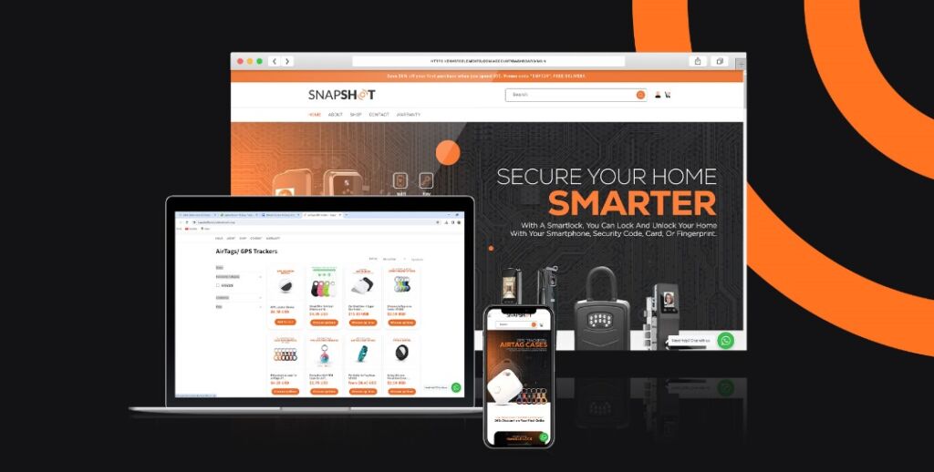 Snapshot Smart Home E-commerce Website, frame 8 of 8, delivered by AVMDEVS