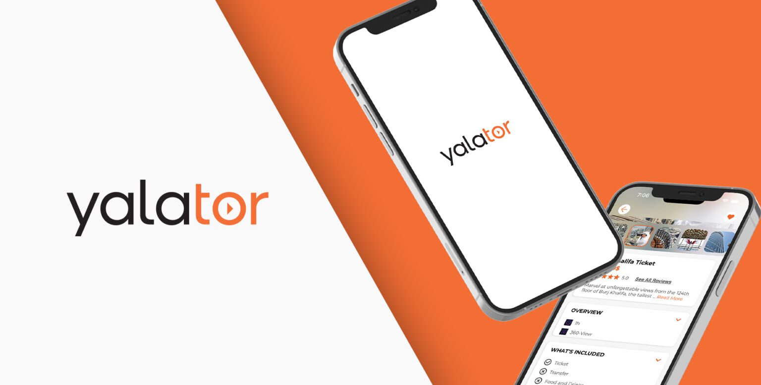 Yalator App, frame 1 of 6, delivered by AVMDEVS