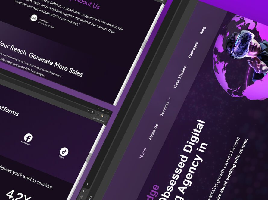 UI/UX Redesign for Pledge Media Consultancy Dubai, frame 4 of 6, delivered by AVMDEVS