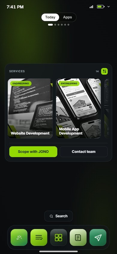 AVMDEVS OS on a phone