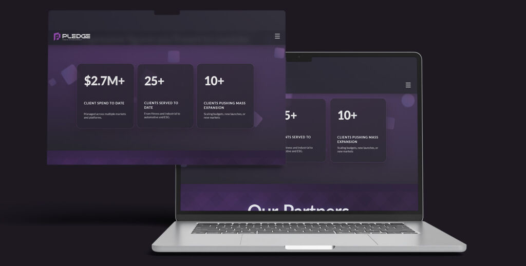 Pledge Media Consultancy website UI/UX redesign by AVMDEVS 3